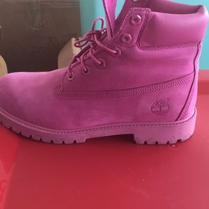 Fuchsia Timberlands